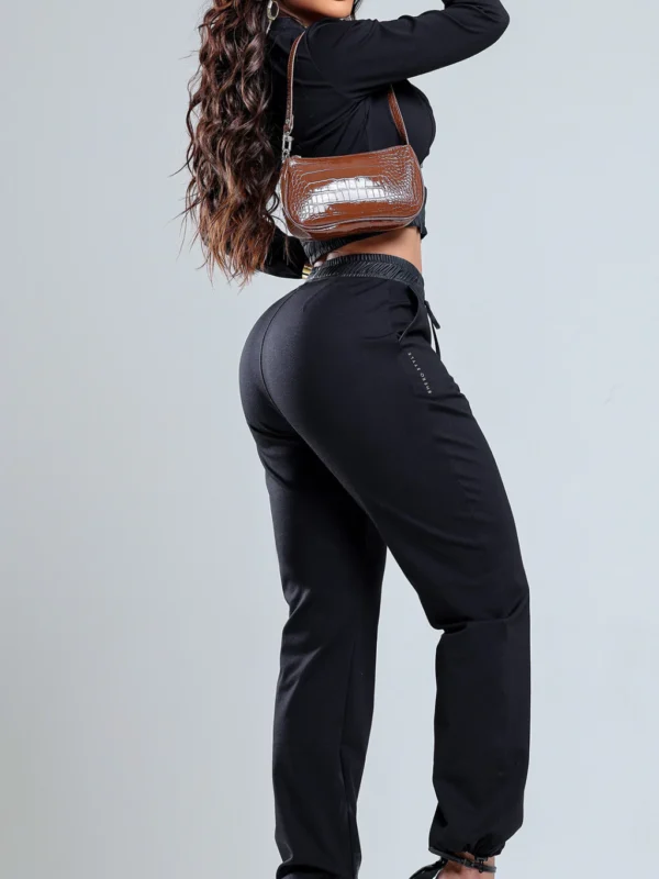 Conjunto Feminino Divine Jogger com Brilho Jogger e Bomber