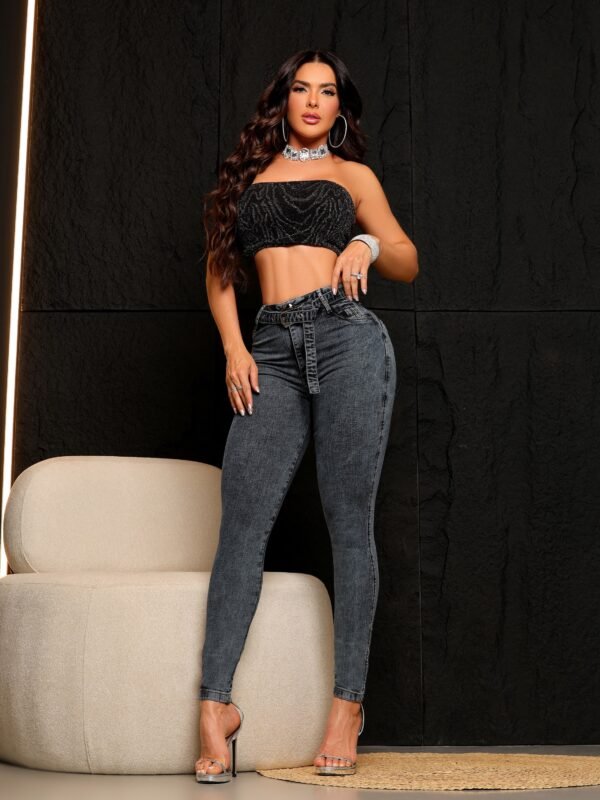 Calça Jeans Skinny Modeladora Empina Bumbum