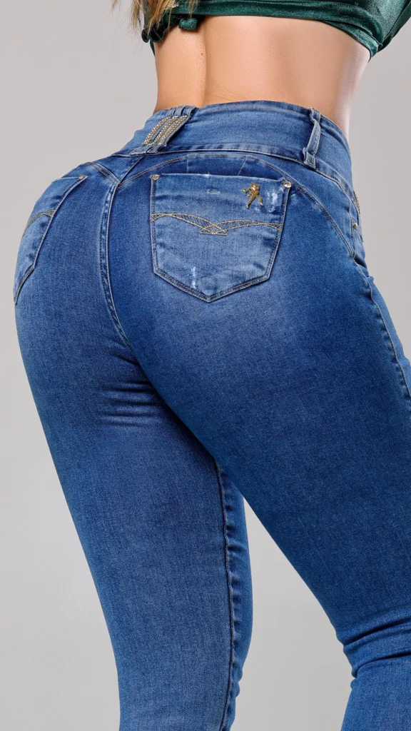 Calca Jeans Cigarrete Star com Brilho