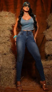 Calca Jeans Cigarrete Luna