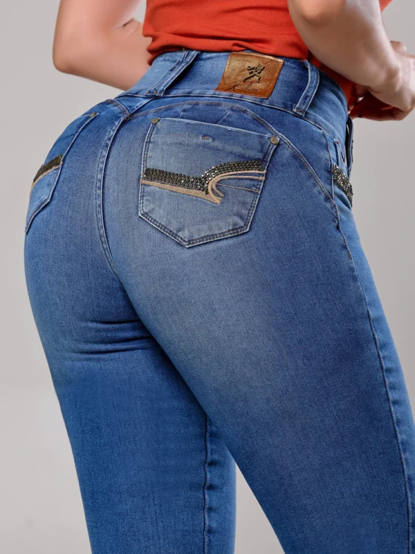 Calca Jeans Cigarrete Elegance