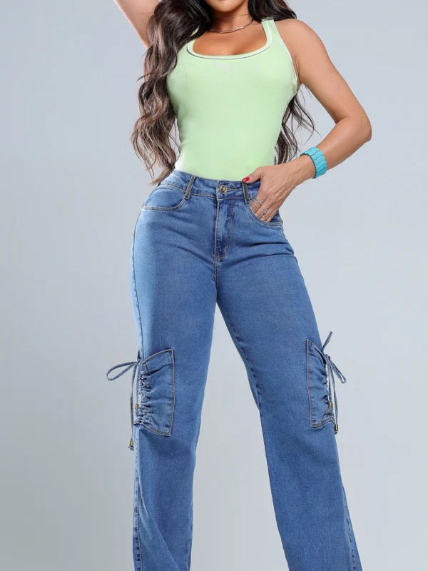 Calca Jeans Wide Leg Glam Premium