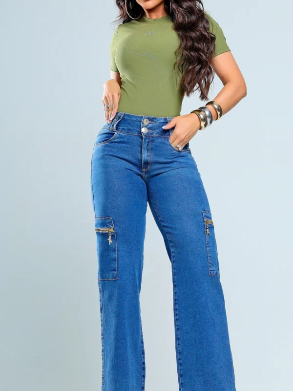 Calca Jeans Cargo Muse Premium