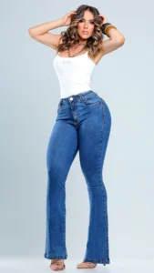 Calca Jeans Flare Bloom