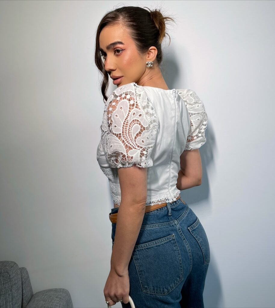 Blusa Cropped Corselet Laise