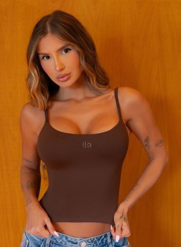 Blusa Regata Alça Fina Madu