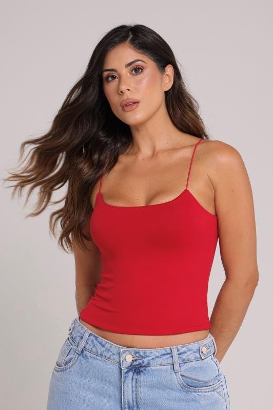 Blusa Regata Alça Fina Helo