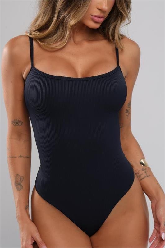 Body Alça Fina Canelado Suzana