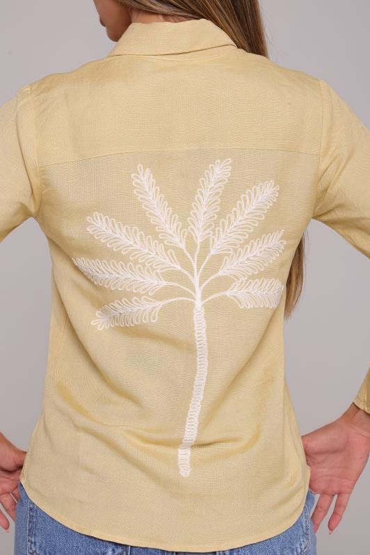 Camisa Manga Longa com Bolso Amalia