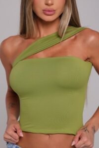 Cropped Um Ombro Só Andie