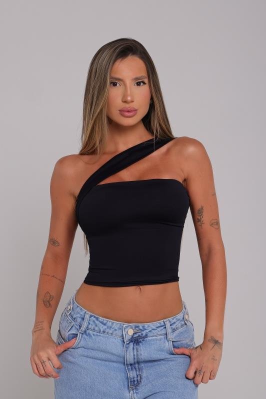 Cropped Um Ombro Só Andie