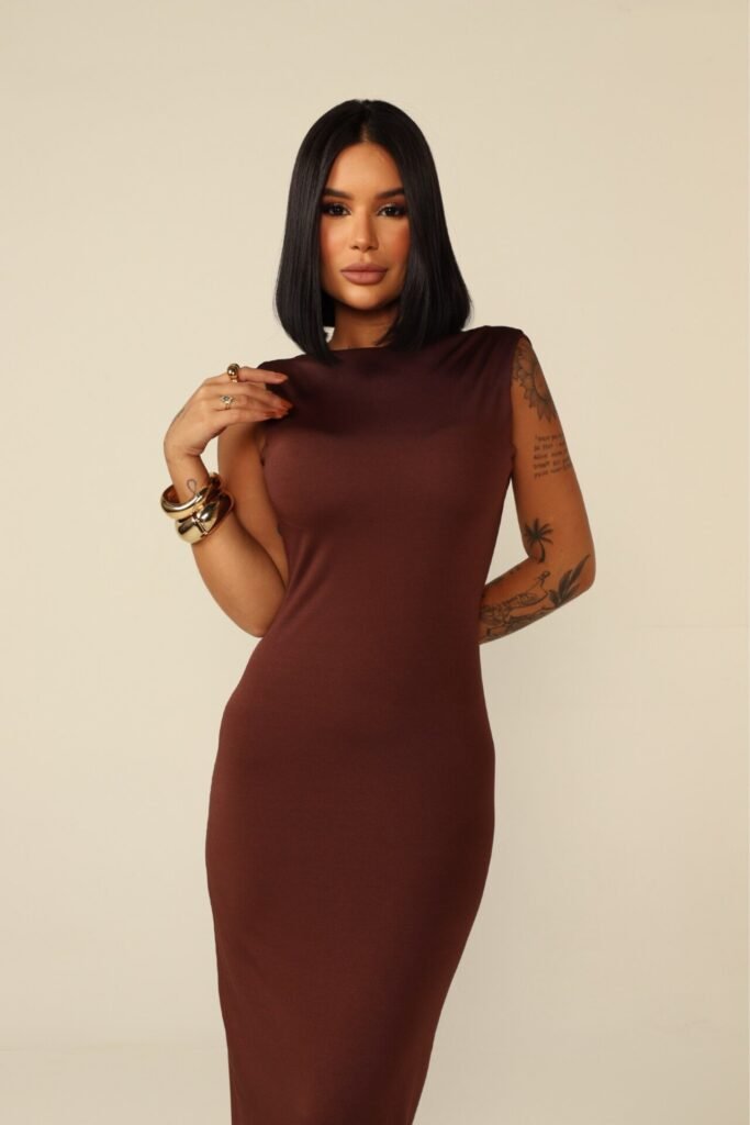 Vestido Longo Costa Nua Elegance