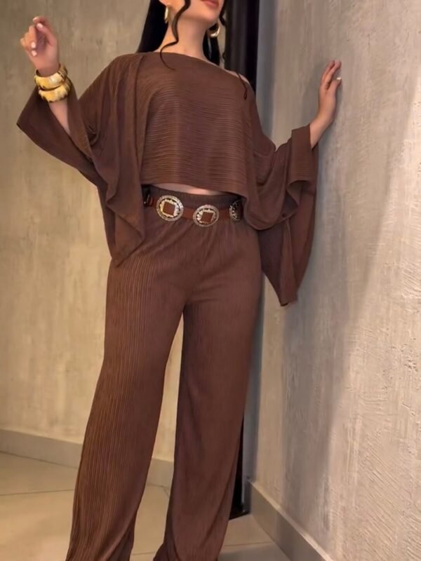 Conjunto Pantalona com Blusa Elegante