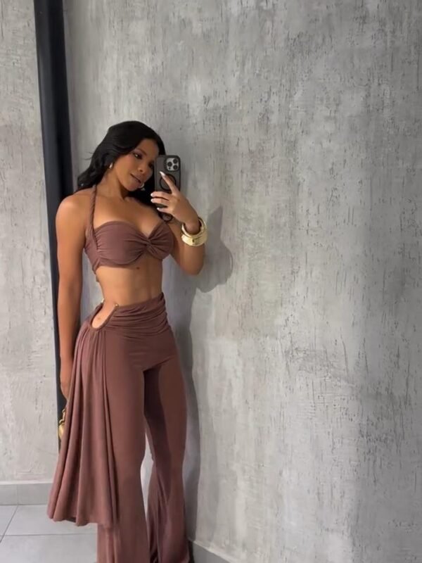 Conjunto Modelador Polli Top com Bojo + Calça | Exclusivo Morena Brazil