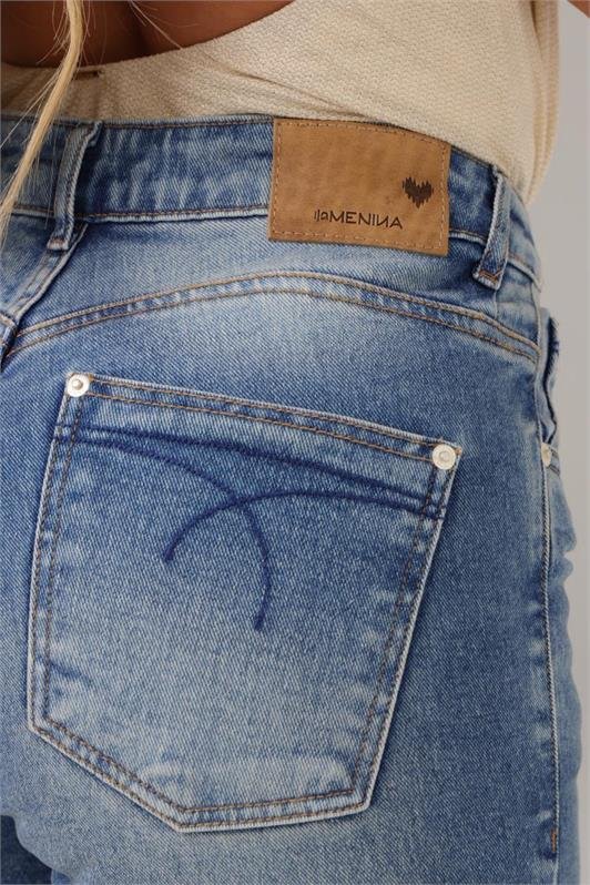 Calca Reta Jeans Premium