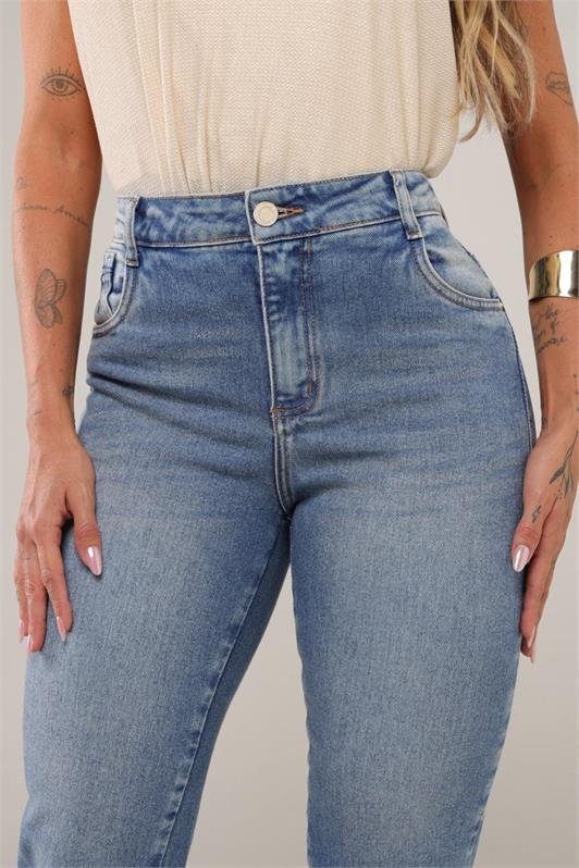 Calca Reta Jeans Premium