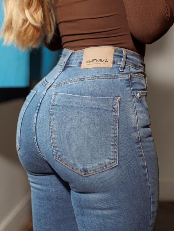 Calca Skinny Jeans Cintura Ultra Alta