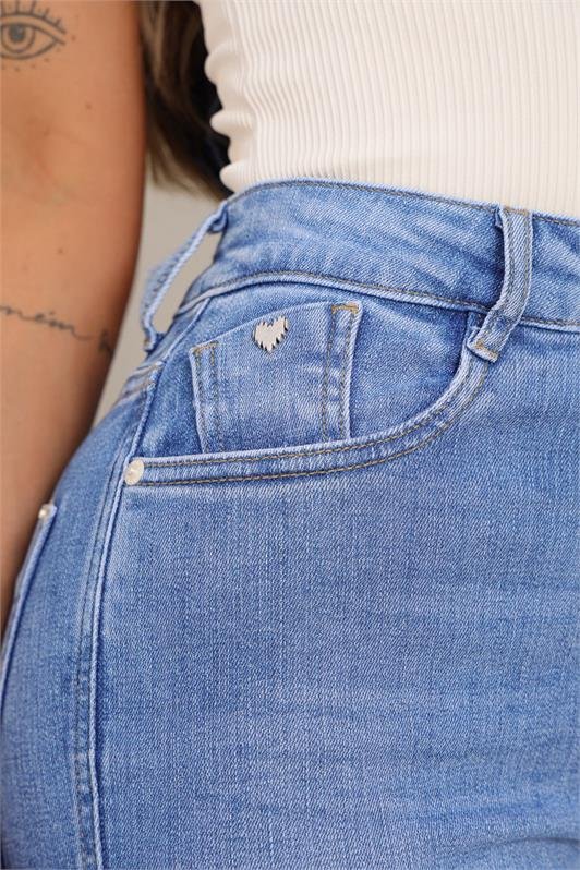 Calca Skinny Jeans Escuro