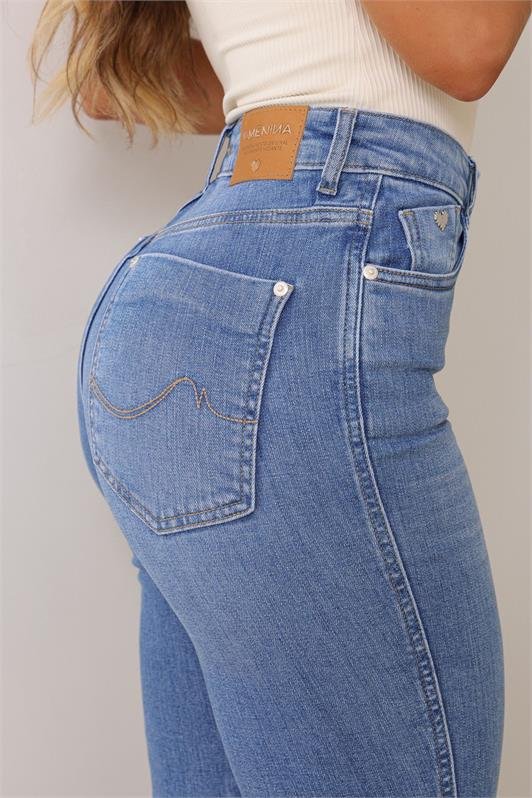 Calca Skinny Jeans Escuro