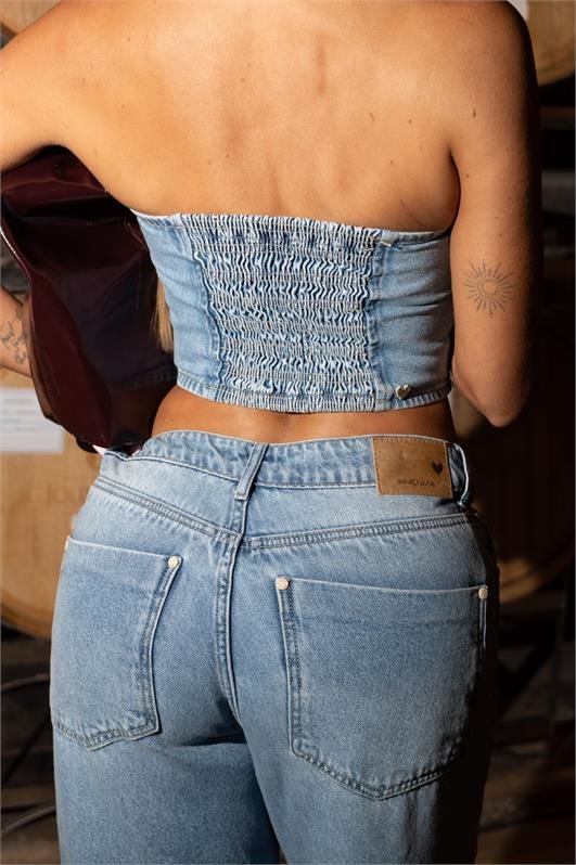 Calca Wide Leg Jeans Premium