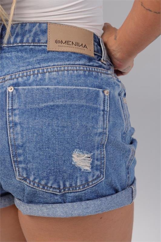 Short Jeans Barra Italiana