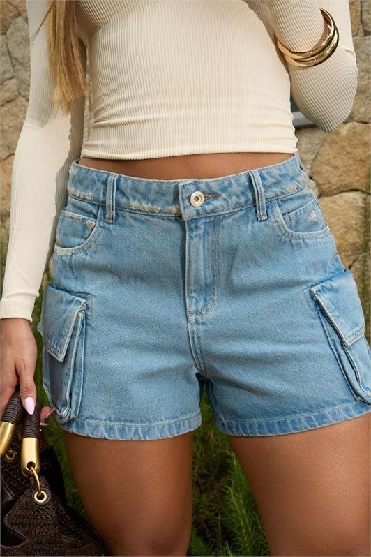 Short Jeans Cintura Alta