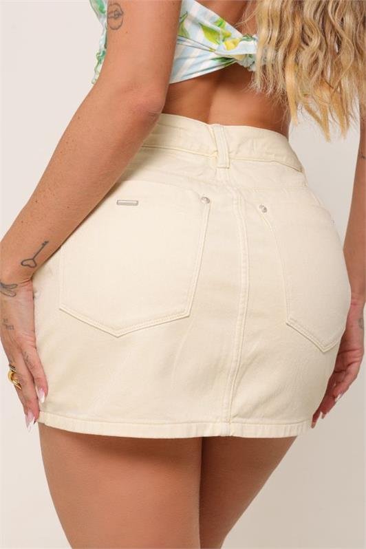 Short Saia Jeans Premium