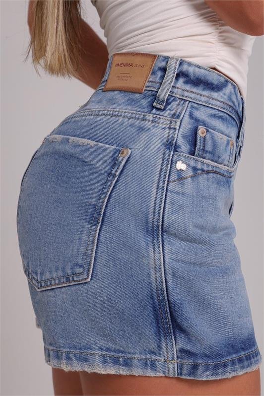 Short Saia Jeans