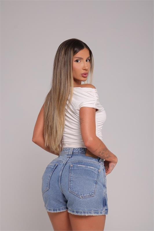 Short Saia Jeans