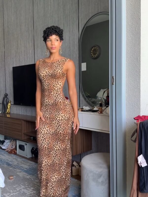 Vestido Elegance Animal Print