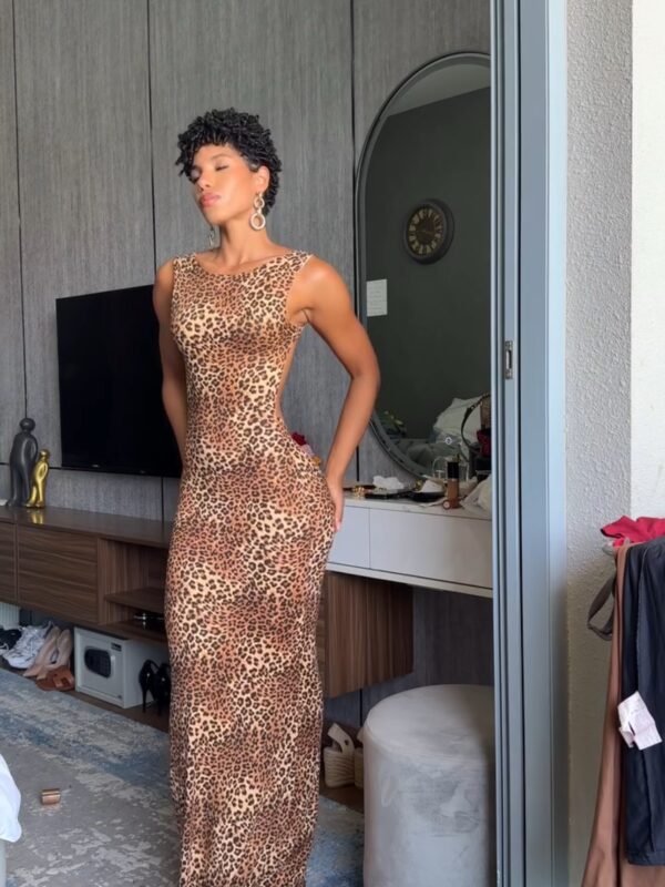 Vestido Elegance Animal Print