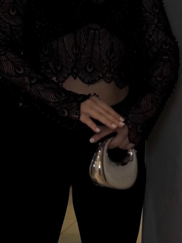 Blusa Pérolas Black