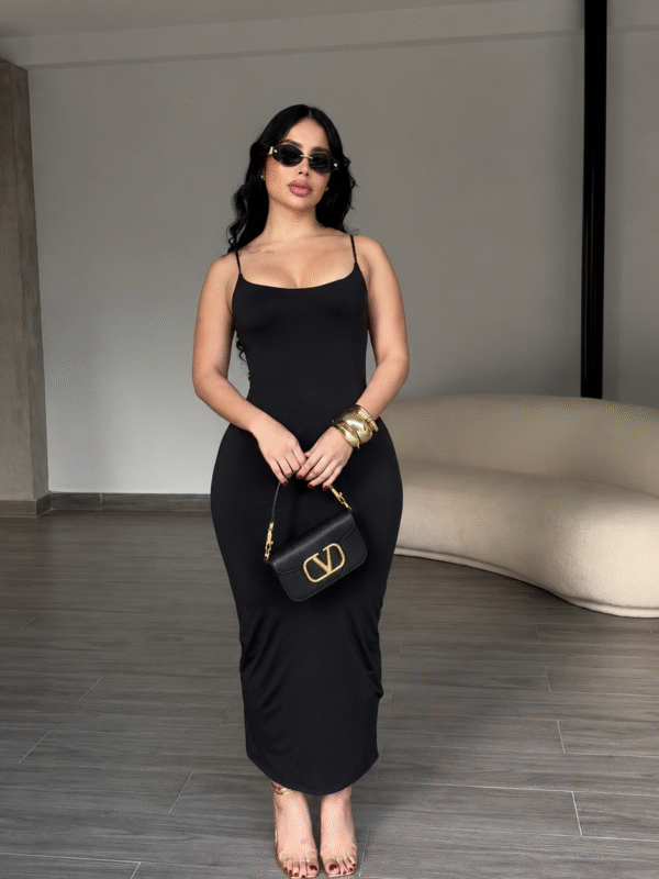 Combo Vestido Modelador Luise — 3 Cores (Preto + Nude + Marrom)