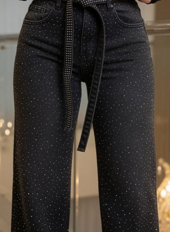 Calça Wide Leg Shine