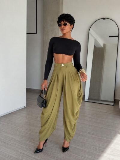 Calça Balone Aladin - Verde Oliva