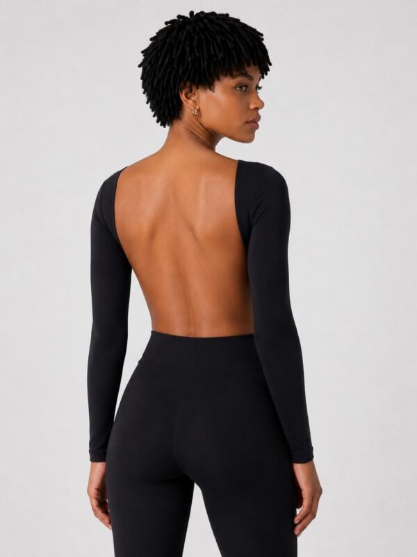 Cropped Costas Nua com Bojo - Preto